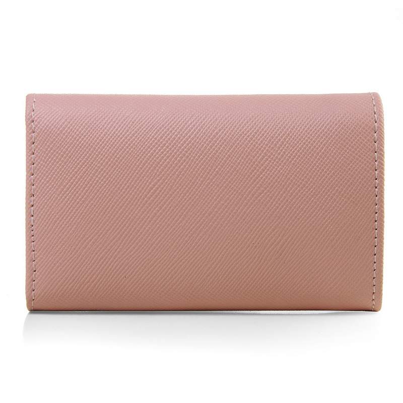 Knockoff Prada Real Leather Wallet 1139 light pink